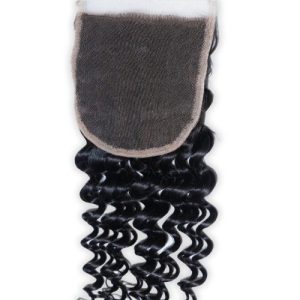 Deep Wave Brazilian Virgin Human HD Lace closure