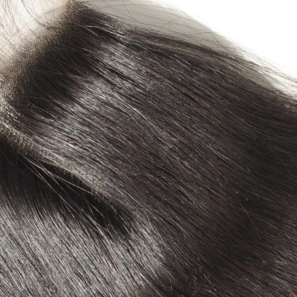 Straight Brazilian Virgin Human HD Lace closures