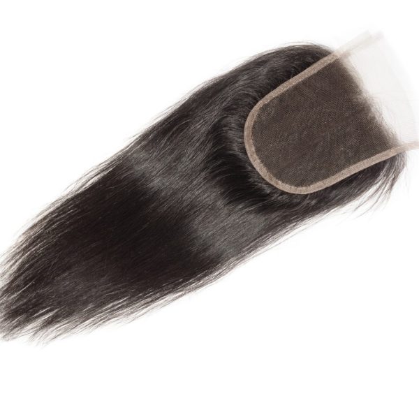 Straight Brazilian Virgin Human HD Lace closures